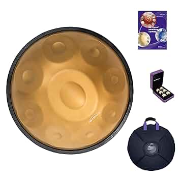 Amazon.com: ASTEMAN Handpan, 18 inches, 9 notes, 432Hz, G
